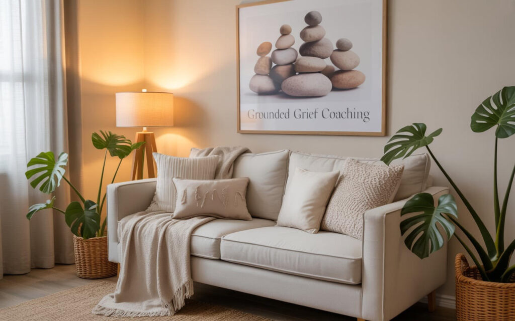 How do daily check ins work with a grief coach